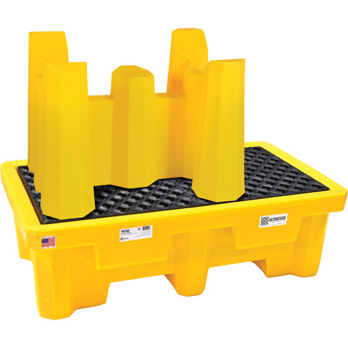 1-Drum Ultra-Drum Rack Containment Systems&reg;, 52" L x 49.5" W x 29" H, 66 US gal. Capacity Equipex