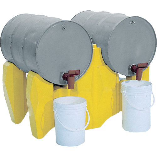 2-Drum Horizontal Rack, 46.5" L x 30" W x 31" H Equipex