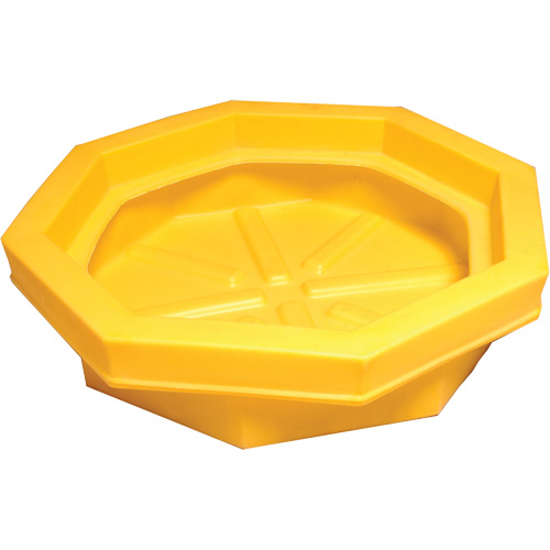 Ultra-Drum Tray sans grille, 32" lo x 32" la x 8,1" h, Cap. de d&eacute;versement 22,8 gal. US Equipex