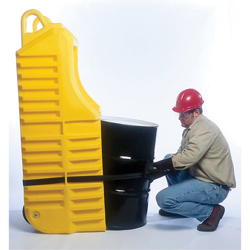 Chariot pour baril, 26,5'' lo x 26,5'' la x 5'' h, Cap. de d&eacute;versement 800 gal. US Equipex
