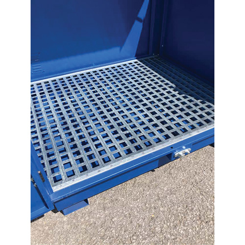 Ultra-Hard Top S4 Steel Spill Pallet, 61" L x 54.4" W x 52" H, 4700 lbs. Load Capacity Equipex