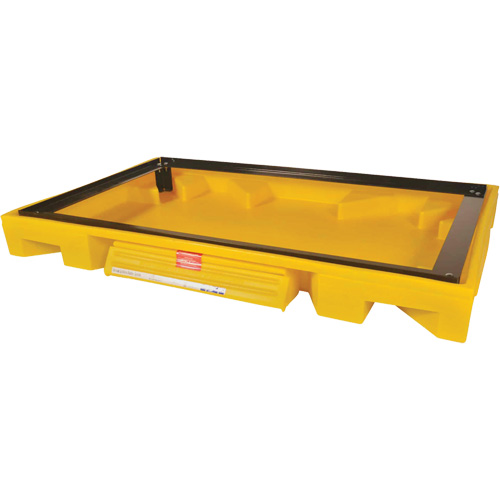 Double Drum Ultra-Safety Cabinet Bladder System&reg;, 63" L x 38.5" W x 6.3" H, 3000 lbs. Load Capacity Equipex