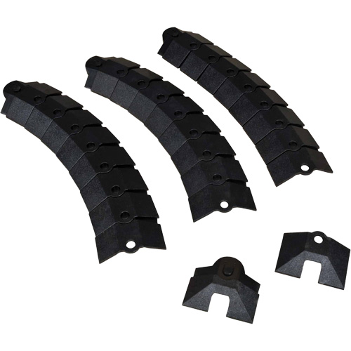 Grand Ultra-Sidewinder Cable Protection System avec capuchons, 34" x 13,6" x 2,1", 260 lb (0,13 tonnes) Equipex