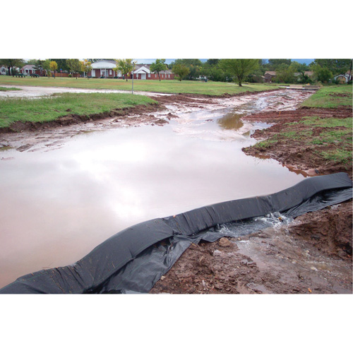 Ultra-Silt Dike — noir, 7' lo x 5' la Equipex