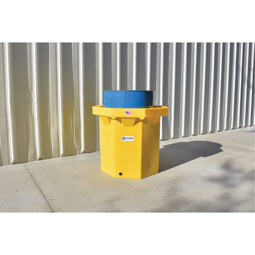 Flat-Bottom Ultra-Spill Collector&reg;, 66 US gal., Mobile Equipex
