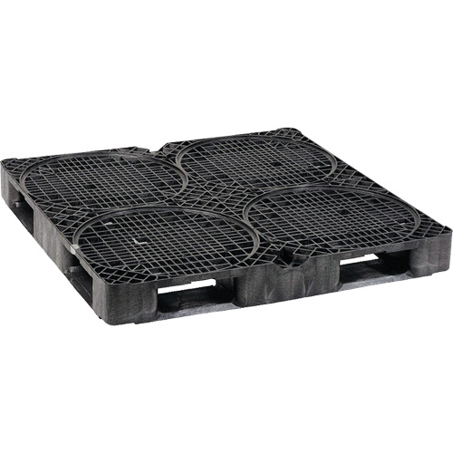 Ultra-Spill King palette seulement, 4 barils, Capacit&eacute; de d&eacute;versement 85 gal. US, 48,8" x 48,8" x 5,5" Equipex