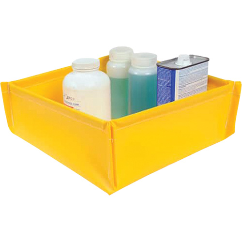 Flexible Ultra-Utility Tray, 12" lo x 12" la x 4,8" h, Cap. de d&eacute;versement 1,5 gal. US Equipex