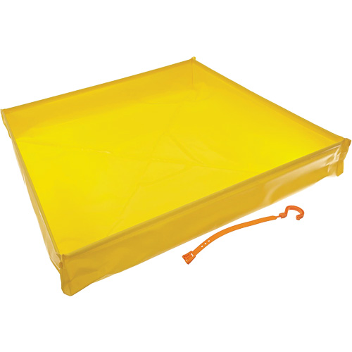 Flexible Ultra-Utility Tray, 30" lo x 30" la x 4,8" h, Cap. de d&eacute;versement 9,5 gal. US Equipex