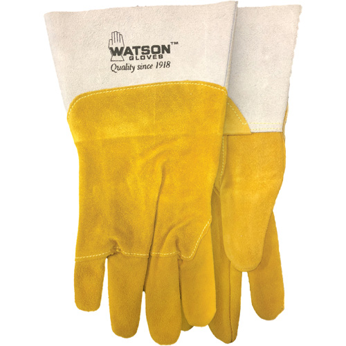 Ram Tough Welding Gloves, Goat Grain/Split Cowhide, Size Medium Equipex