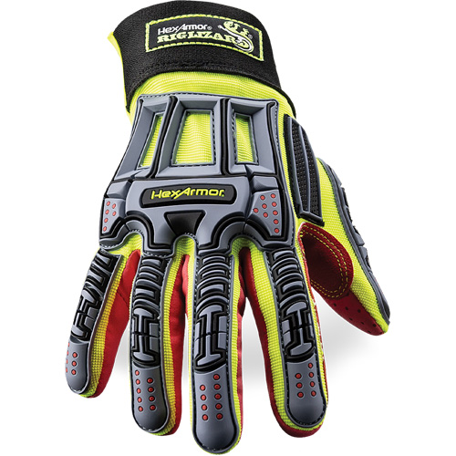 Gants r&eacute;sistants aux coupures Rig Lizard 2028X, 6/T-petit, Paume en Synth&eacute;tique/PEHP, Poignet &eacute;lastique/Boucle et crochet Equipex