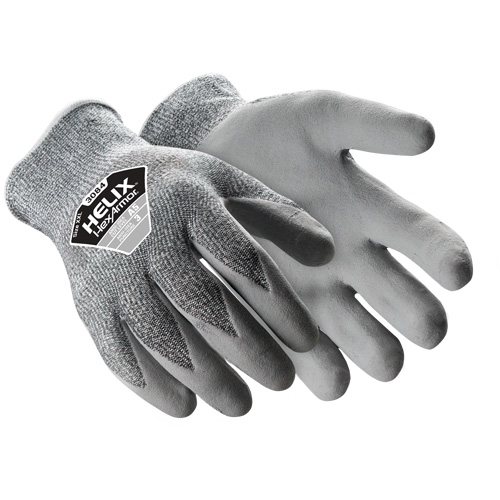 Gants r&eacute;sistants aux coupures Helix 3084, Taille Petit/7, Calibre 13, Rev&ecirc;tement Silicone, Enveloppe en PEHP, ASTM ANSI niveau A5 Equipex