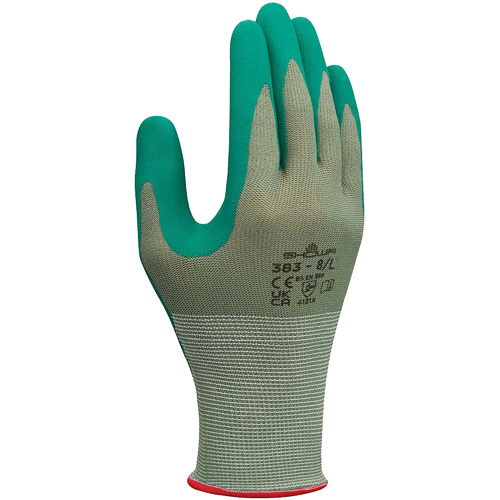 Gants de travail biod&eacute;gradables 383, 6/Petit, R&ecirc;vetement Nitrile, Calibre 13, Enveloppe en Polyester Equipex