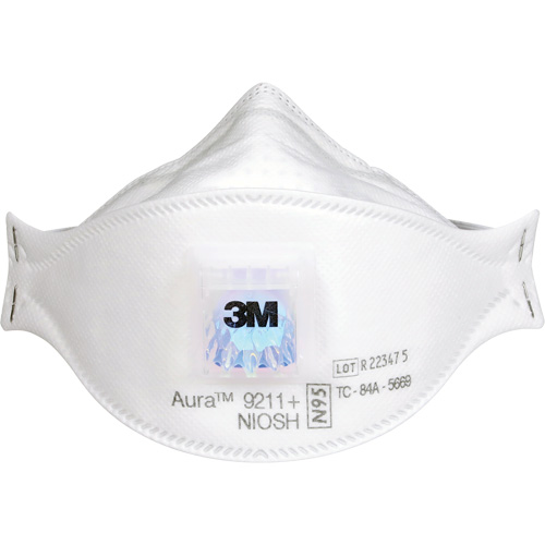 Respirateur &agrave; particules Aura 9211+, N95, Certifi&eacute; NIOSH Equipex