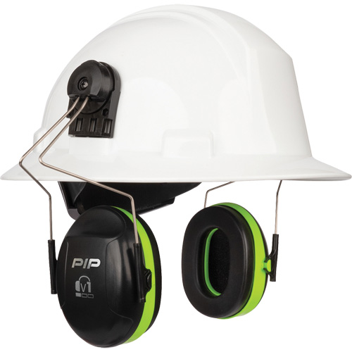 Dynamic V1 Passive Ear Muffs, Cap Mount, 23 NRR dB Equipex