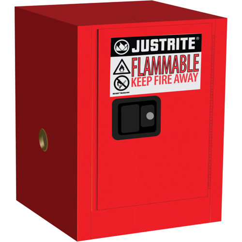 Sure-Grip&reg; EX Countertop Flammable Cabinet, 4 gal., 1 Door, 17" W x 22" H x 17" D Equipex