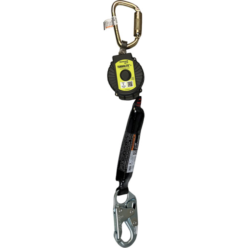 Limiteur de chute personnel TurboLite+ Miller, 11', Sangles, Stationnaire Equipex