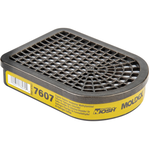 Cartouche pour respirateur semi-rectangulaire, Cartouche gaz/vapeur, Gaz multiples/Vapeurs Equipex