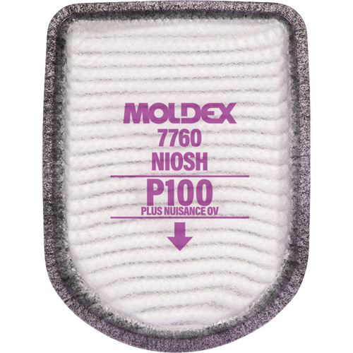 Semi-Rectangular Respirator Filter, Particulate Filter with Nuisance Vapour Relief, Organic Vapour/P100 Equipex