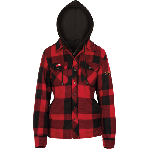 415RBW Chemise &agrave; capuche matelass&eacute;e, Femmes, T-petit, Multicolore Equipex