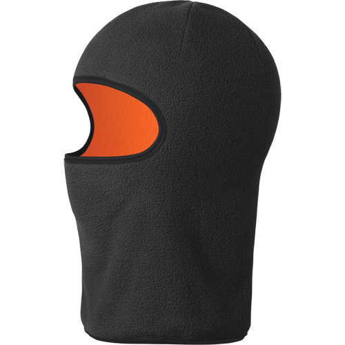 5502 Cagoule &agrave; 1 trou r&eacute;versible, Micro laine, Noir/Orange haute visibilit&eacute; Equipex