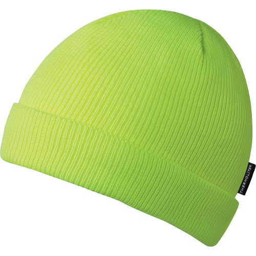 5567A Toque, Acrylic Lining, One Size, High-Visibility Lime-Yellow Equipex