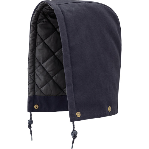 538 Hood for Quilted Safety Parka, Bomber or Coverall, Navy Blue, Cotton Equipex
