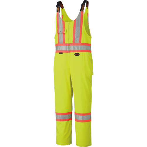 6616T Combinaison robuste haute visibilit&eacute;, Poly-coton, 40 (grand taille), Jaune lime haute visibilit&eacute; Equipex