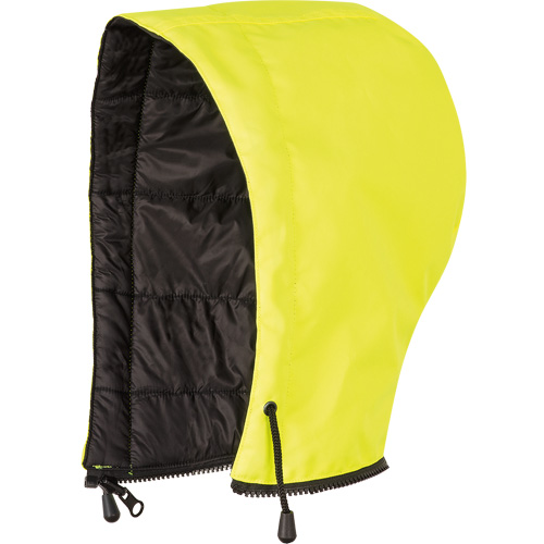 5771H Hood for High-Visibility Reversible Safety Jacket, High Visibility Lime-Yellow, Nylon/Polyester Equipex