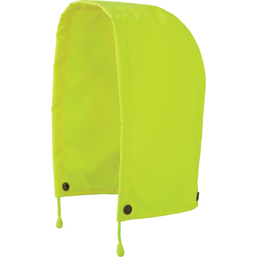 5401H Capuchon pour manteau de s&eacute;curit&eacute; imperm&eacute;able haute visibilit&eacute; ind&eacute;chirable en 300D trilob&eacute;, Jaune lime haute visibilit&eacute;, Polyester Equipex