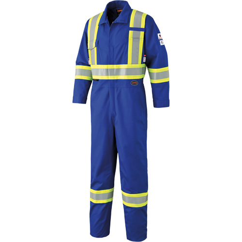 7704T Combinaison anti-arc &eacute;lectrique FR-Tech, Taille 40 (grand taille), Bleu royal, 10 cal/cm² Equipex