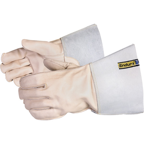 Welder's Gloves with Kevlar&reg; Sewn Out-Seams, Split Cowhide, Size 7 Equipex