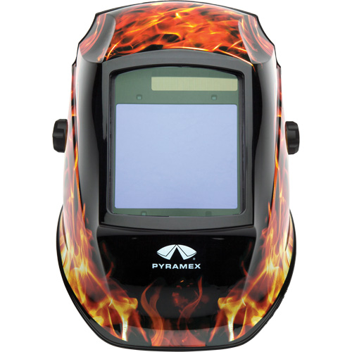 Leadhead&reg; Auto Darkening Welding Helmet, 3.8" L x 3.4" W View Area, 9 - 13 Shade Range Equipex