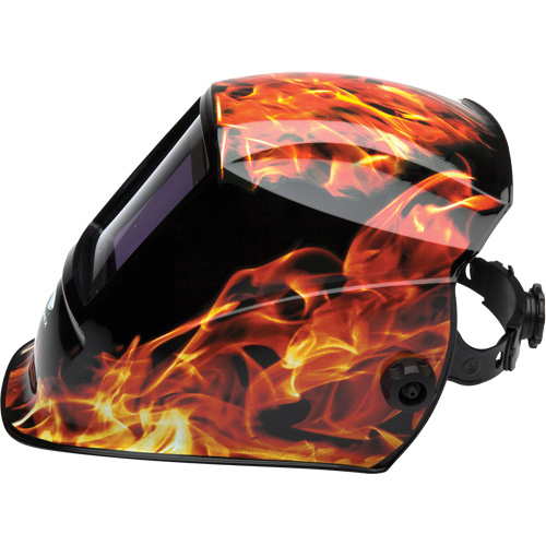 Leadhead&reg; Auto Darkening Welding Helmet, 3.8" L x 3.4" W View Area, 9 - 13 Shade Range Equipex