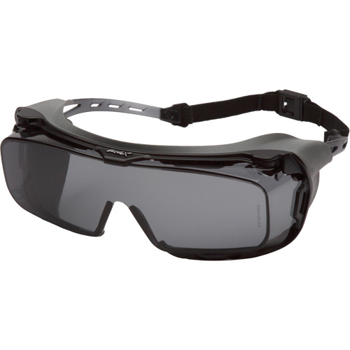 Lunettes &agrave; coques de s&eacute;curit&eacute; Cappture Plus, Lentille Gris, Antibu&eacute;e, Ventilation Ferm&eacute; Equipex