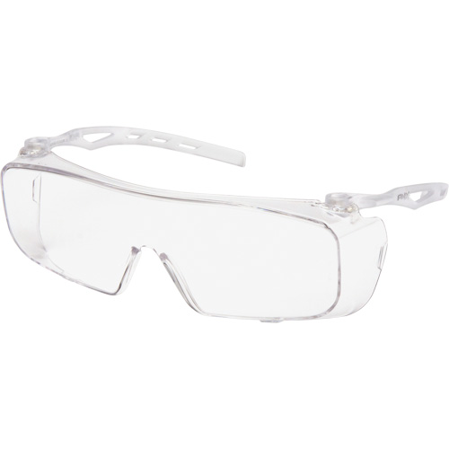 Lunettes de s&eacute;curit&eacute; Cappture, Lentille Transparent, Antibu&eacute;e, ANSI Z87+/R&eacute;pond ou surpasse la norme CSA Z94.3 Equipex