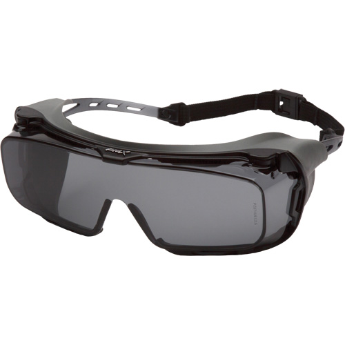 Lunettes de s&eacute;curit&eacute; Cappture, Lentille Gris, Antibu&eacute;e, ANSI Z87+/R&eacute;pond ou surpasse la norme CSA Z94.3 Equipex