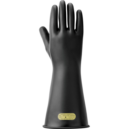 Gants isolants pour travaux &eacute;lectriques, ASTM classe 00, Taille 8,5, 14" lo Equipex
