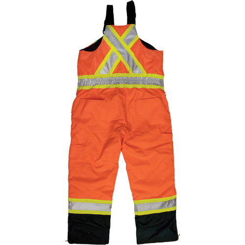 Salopette de s&eacute;curit&eacute; isolante en tissu ind&eacute;chirable, Polyester, T-petit, Orange haute visibilit&eacute; Equipex
