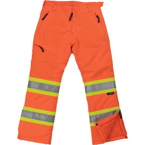 Pantalon de s&eacute;curit&eacute; isolant et extensible pour femmes, Polyester, Moyen, Orange haute visibilit&eacute; Equipex