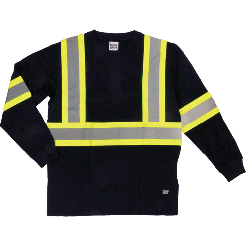 T-shirt de s&eacute;curit&eacute; &agrave; manches longues, Coton, T-petit, Noir Equipex