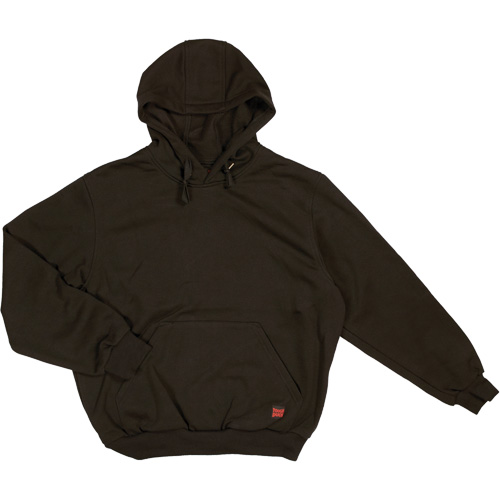 Water Repellent Fleece Pullover Hoodie, Men's, Small, Black Equipex
