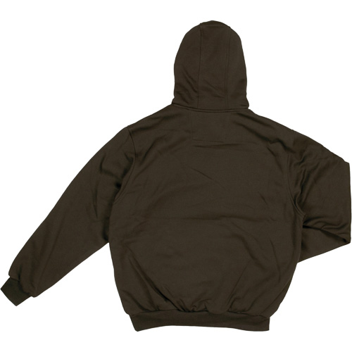 Water Repellent Fleece Pullover Hoodie, Men's, Small, Black Equipex