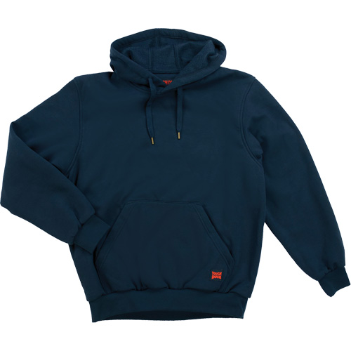 Water Repellent Fleece Pullover Hoodie, Men's, Small, Navy Blue Equipex