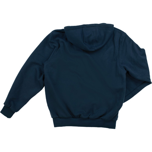 Water Repellent Fleece Pullover Hoodie, Men's, Small, Navy Blue Equipex
