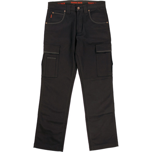 WP100 Work Pants, Cotton/Spandex, Black, Size 2, 30 Inseam Equipex