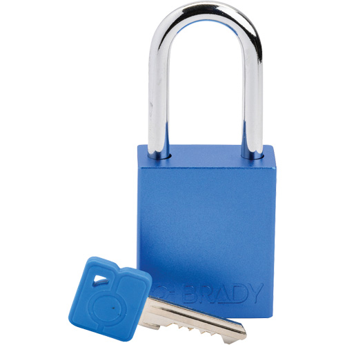 Cadenas de s&eacute;curit&eacute;, Cadenas de s&eacute;curit&eacute;, Cl&eacute;s diff&eacute;rentes, Aluminium, Largeur de 1-1/2" Equipex