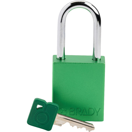 Cadenas de s&eacute;curit&eacute;, Cadenas de s&eacute;curit&eacute;, Cl&eacute;s diff&eacute;rentes, Aluminium, Largeur de 1-1/2" Equipex