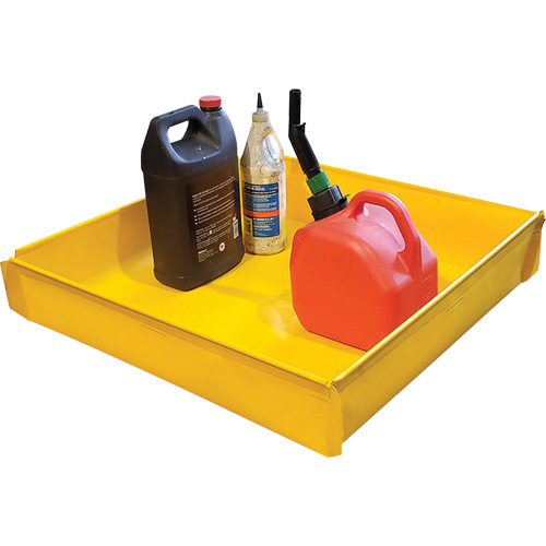 Plateau utilitaire flexible, 24" lo x 24" la x Cap. de d&eacute;versement 8 gal. US Equipex