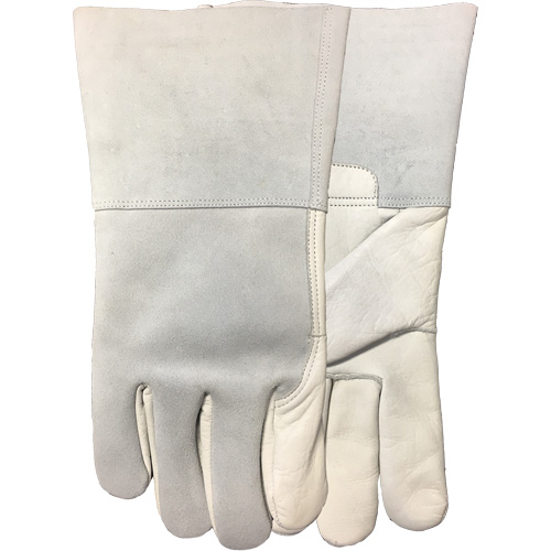 2757E Fabulous Fabricator Fitter's Gloves, Small, Grain Cowhide Palm, Cotton Fleece Inner Lining Equipex