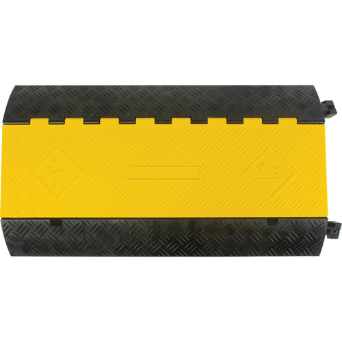 Polyurethane Cable Protector, 3 Channels, 35.43" L x 19.69" W x 3" H Equipex